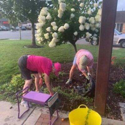 Workers caring for Trail Head, as needed, and other gardens throughout Pittsburg.